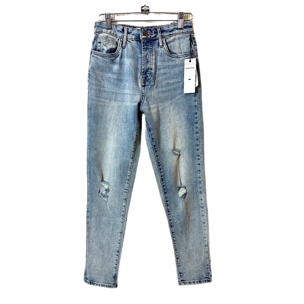 NEW! NORDSTROMS TREASURE AND BOND Kids Jeans Size 12 Light Wash Distress…